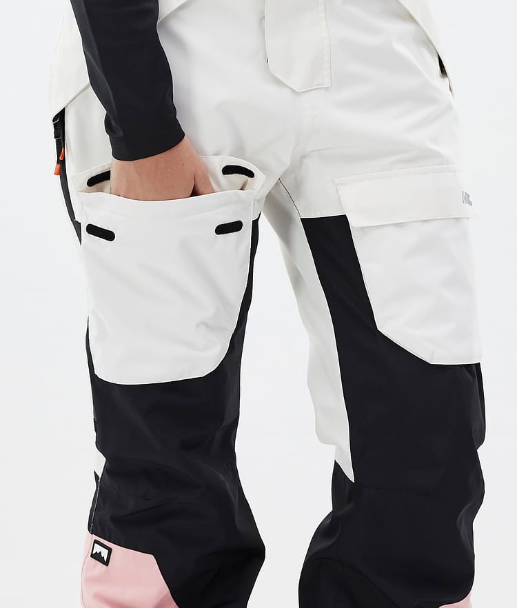 Montec Fawk W Snowboardbyxa Dam Old White/Black/Soft Pink, Bild 7 av 7