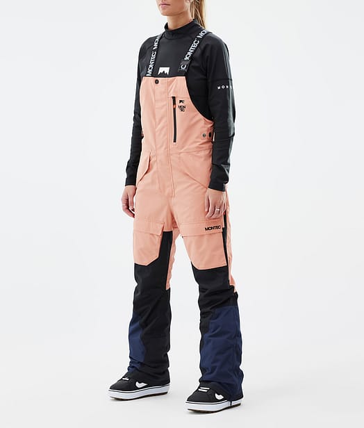 Montec Fawk W Snowboardbyxa Dam Faded Peach/Black/Dark Blue