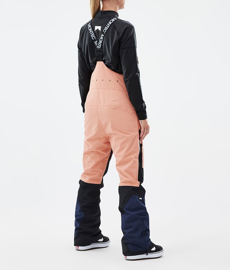 Montec Fawk W Snowboardbyxa Dam Faded Peach/Black/Dark Blue