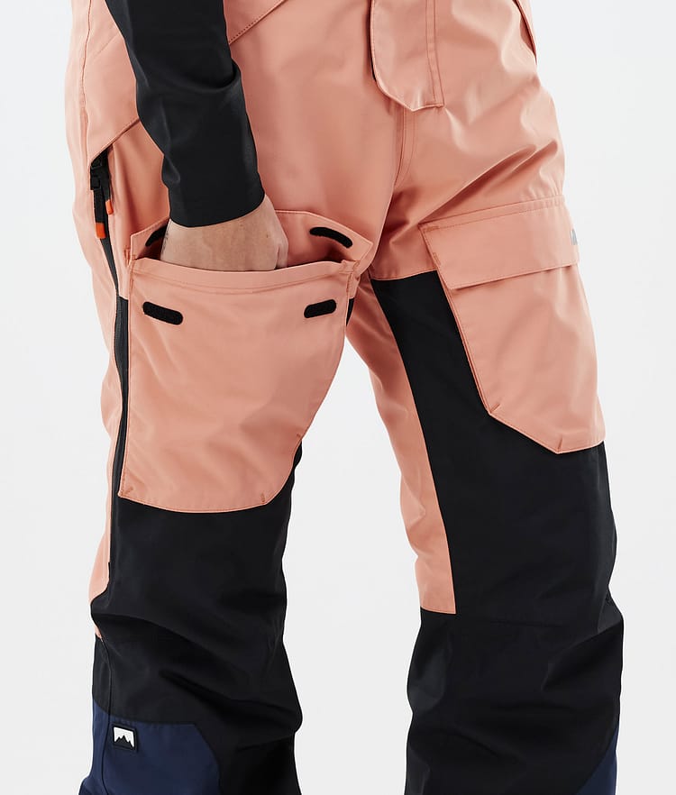 Montec Fawk W Snowboardbyxa Dam Faded Peach/Black/Dark Blue