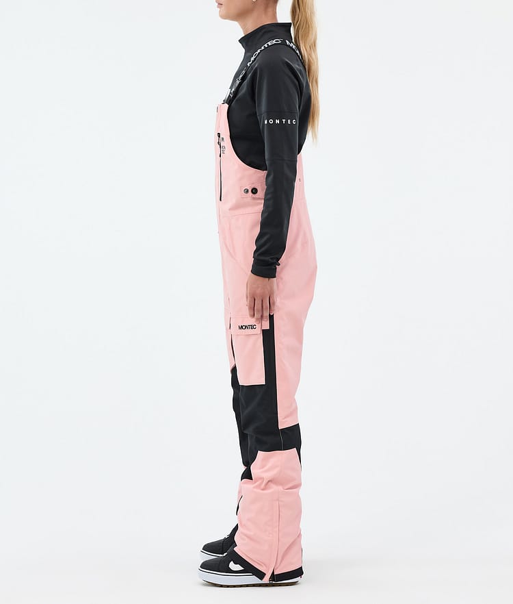 Montec Fawk W Snowboardbyxa Dam Soft Pink/ Black Renewed, Bild 3 av 7