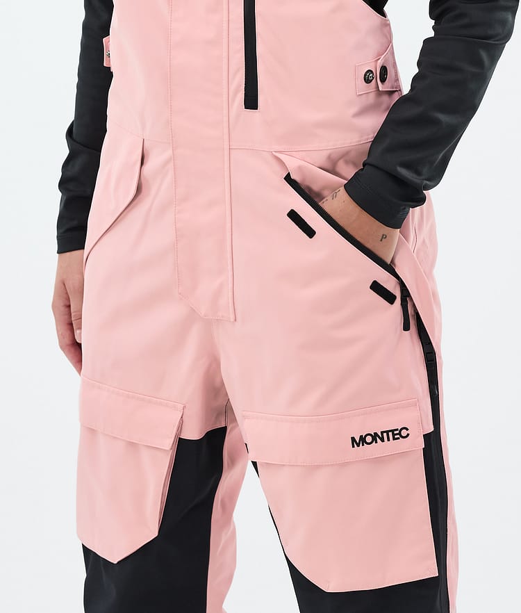 Montec Fawk W Snowboardbyxa Dam Soft Pink/ Black Renewed, Bild 5 av 7