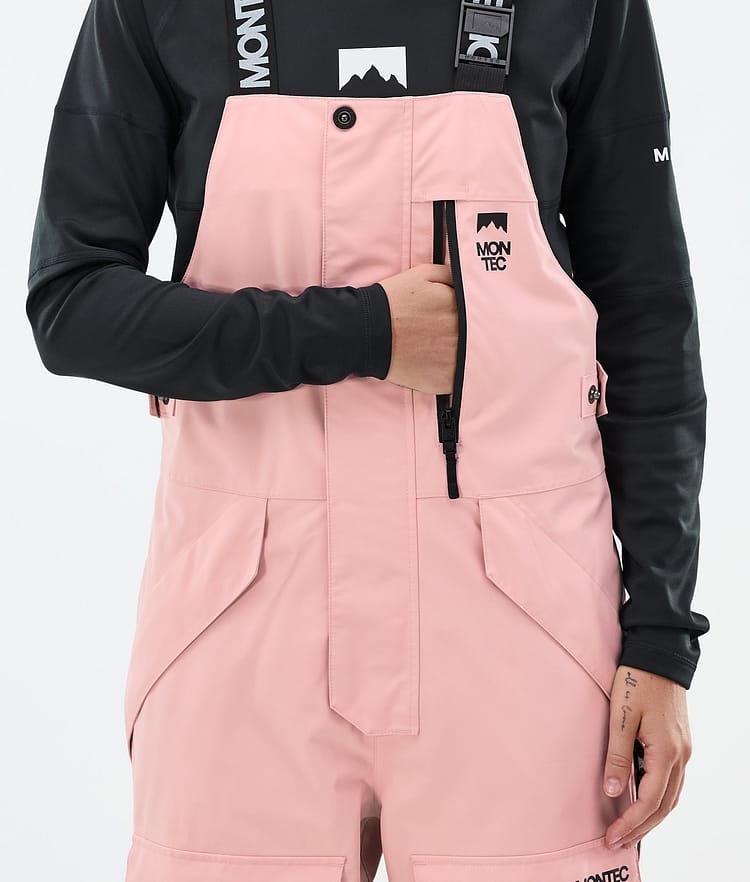 Montec Fawk W Snowboardbyxa Dam Soft Pink/ Black Renewed, Bild 6 av 7