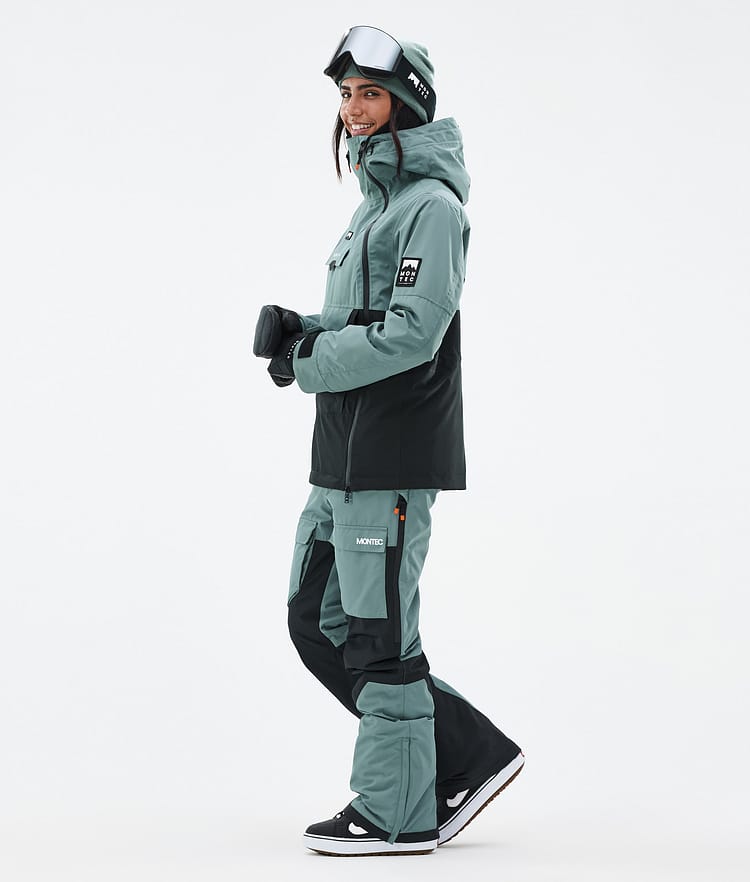 Montec Doom W Snowboardjacka Dam Atlantic/Black Renewed, Bild 3 av 10