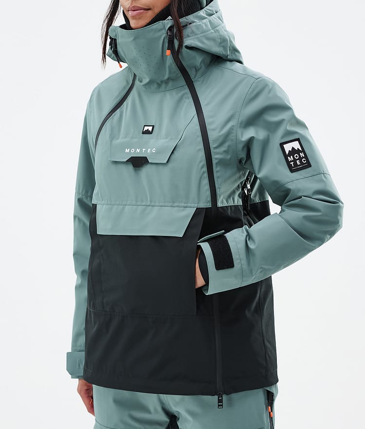 Montec Doom W Snowboardjacka Dam Atlantic/Black Renewed, Bild 7 av 10