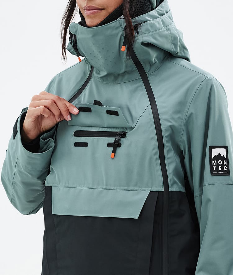 Montec Doom W Snowboardjacka Dam Atlantic/Black Renewed, Bild 9 av 10