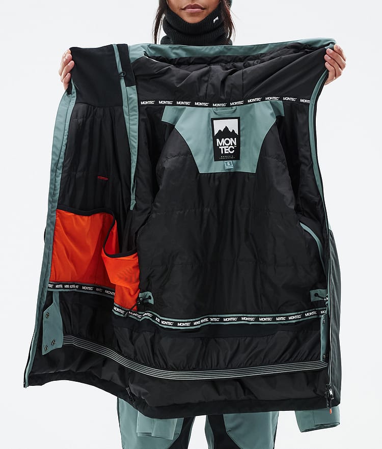 Montec Doom W Snowboardjacka Dam Atlantic/Black Renewed, Bild 10 av 10