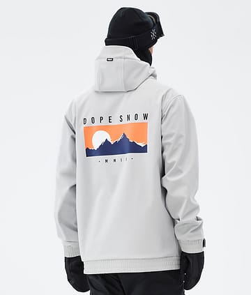 Dope Yeti Snowboardjacka Silhouette Light Grey