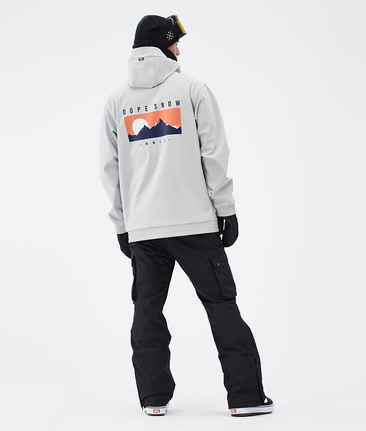 Dope Yeti Snowboardjacka Herr Silhouette Light Grey