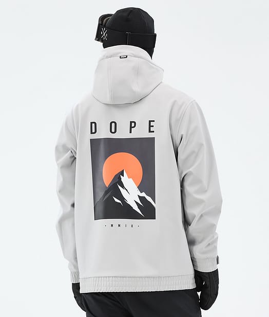 Dope Yeti Snowboardjacka Herr Aphex Light Grey