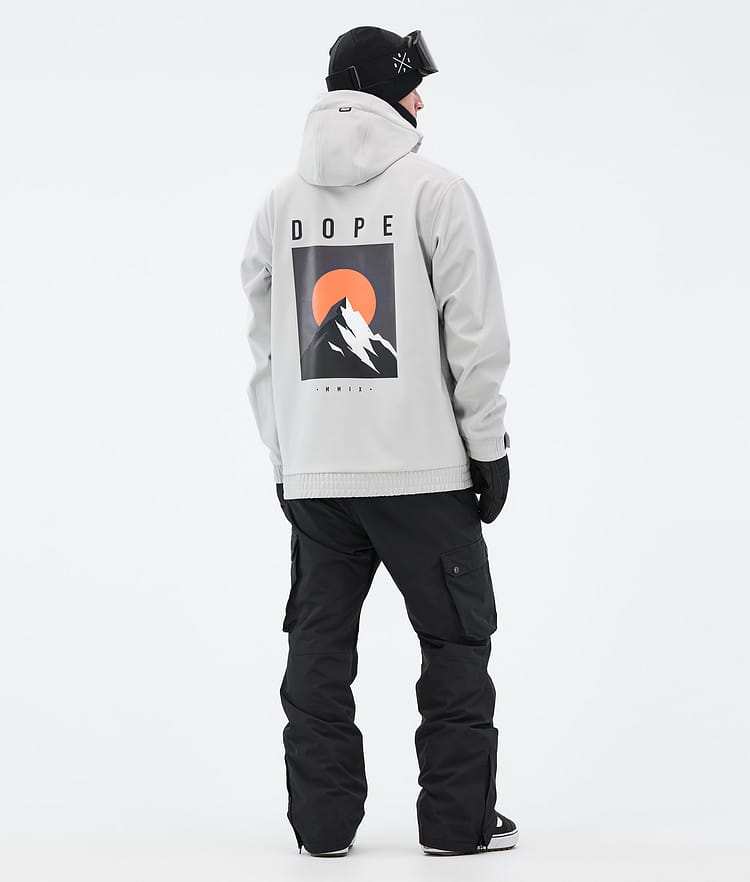 Dope Yeti Snowboardjacka Herr Aphex Light Grey, Bild 4 av 8