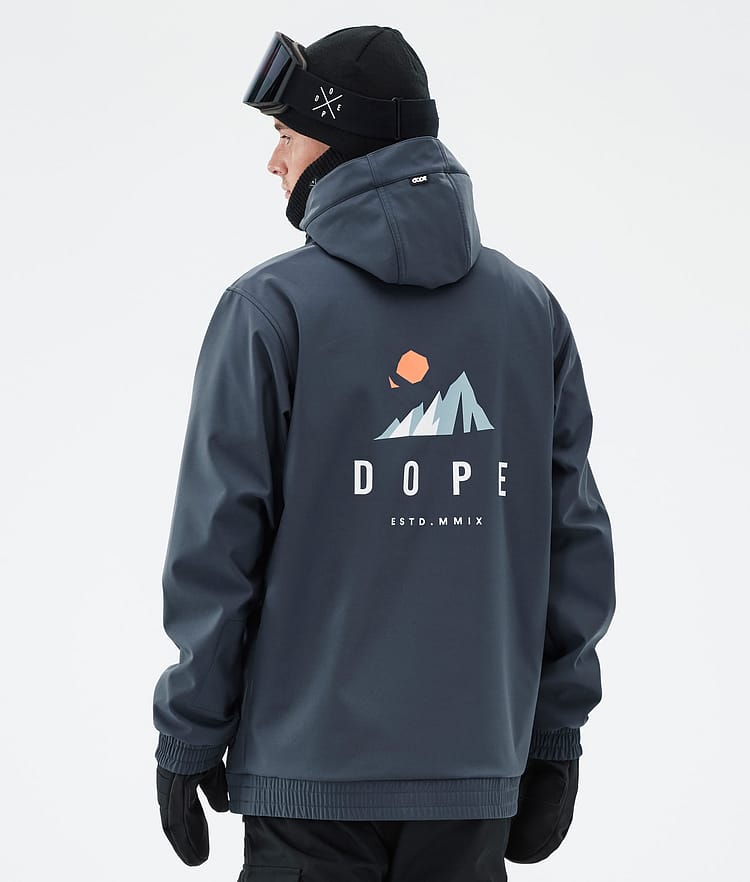 Dope Yeti Snowboardjacka Herr Ice Metal Blue, Bild 1 av 7