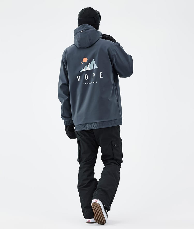 Dope Yeti Snowboardjacka Herr Ice Metal Blue, Bild 3 av 7