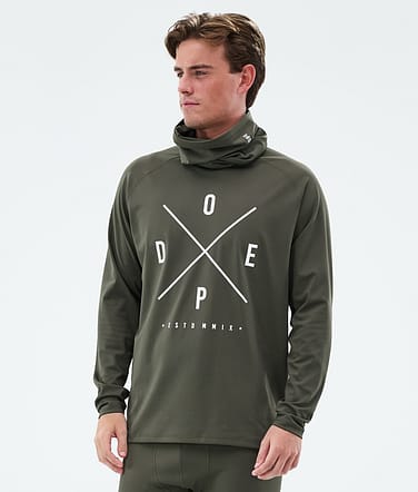 Dope Snuggle Underställströja Man 2X-Up Olive Green