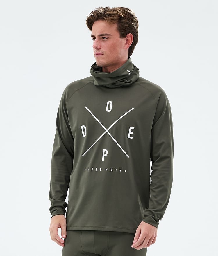 Dope Snuggle Underställströja Herr 2X-Up Olive Green, Bild 1 av 7