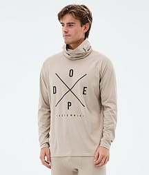 Dope Snuggle Underställströja Herr 2X-Up Sand