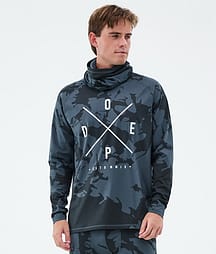 Dope Snuggle Underställströja Herr 2X-Up Metal Blue Camo