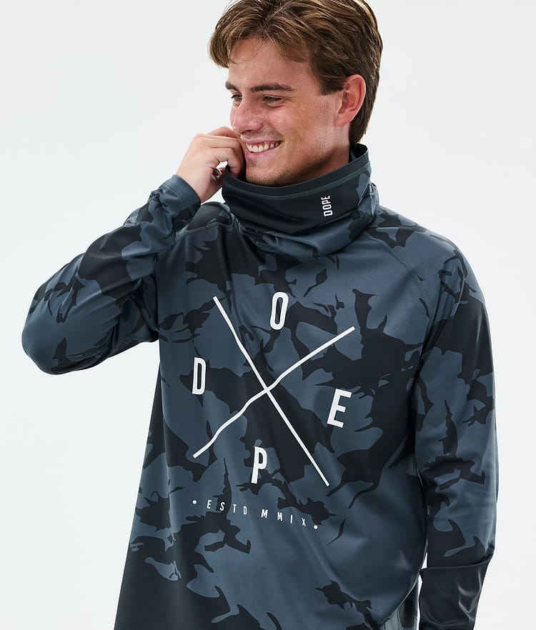 Dope Snuggle Underställströja Herr 2X-Up Metal Blue Camo, Bild 2 av 7