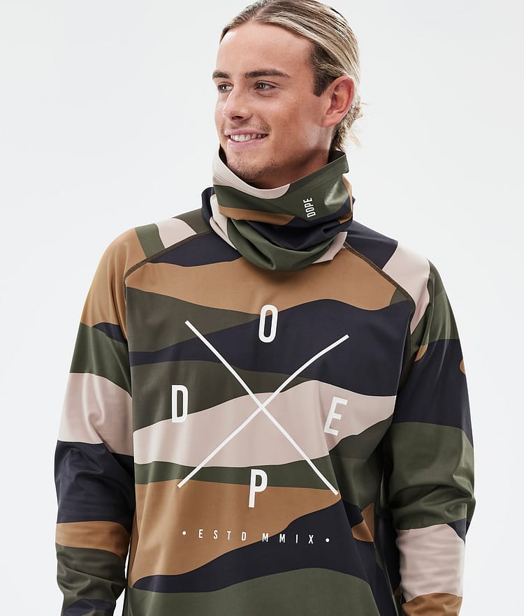 Dope Snuggle Underställströja Herr 2X-Up Shards Gold Green, Image 2 of 7