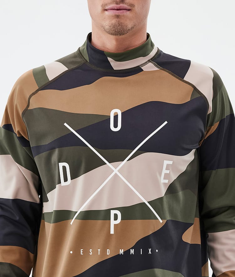 Dope Snuggle Underställströja Herr 2X-Up Shards Gold Green, Image 6 of 7