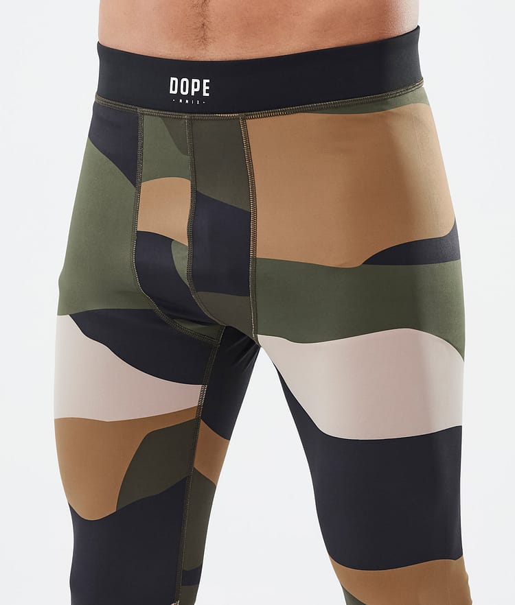 Dope Snuggle Underställsbyxa Herr 2X-Up Shards Gold Green, Bild 5 av 7