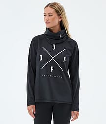 Dope Snuggle W Underställströja Dam 2X-Up Black