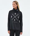 Dope Snuggle W Underställströja Dam 2X-Up Black