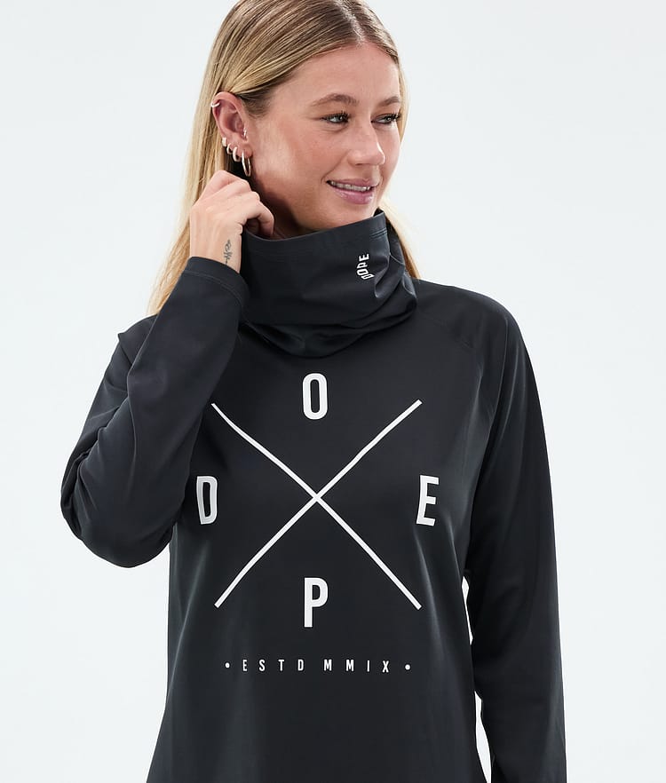 Dope Snuggle W Underställströja Dam 2X-Up Black, Bild 2 av 7