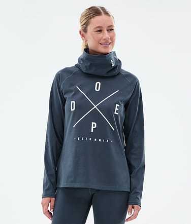 Dope Snuggle W Underställströja Dam 2X-Up Metal Blue