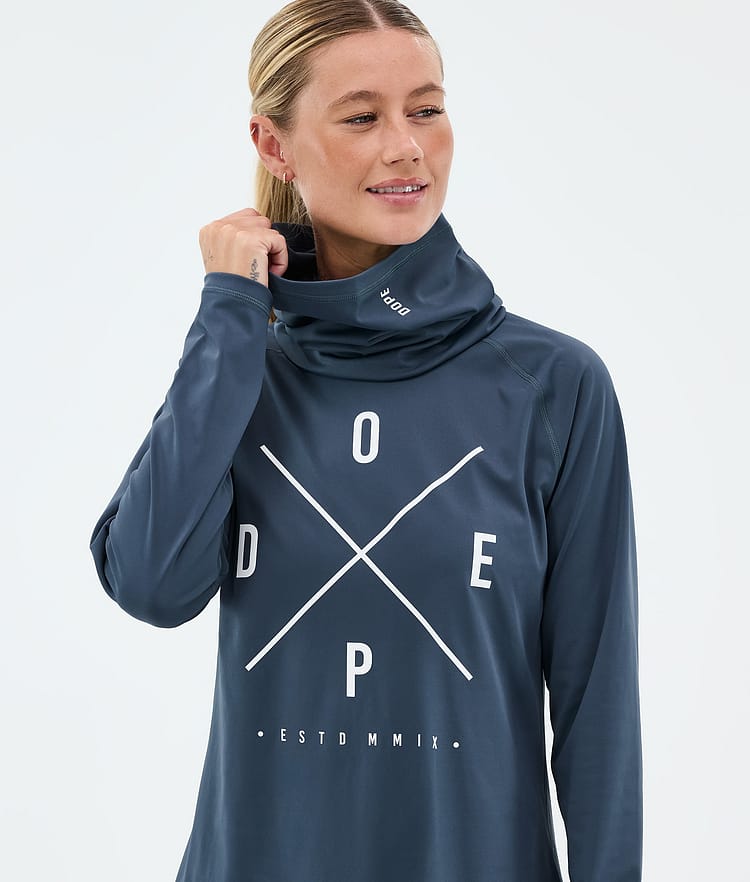 Dope Snuggle W Underställströja Dam 2X-Up Metal Blue, Image 2 of 7