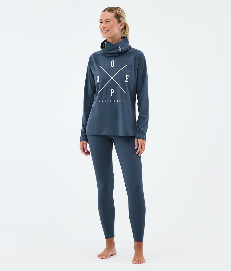 Dope Snuggle W Underställströja Dam 2X-Up Metal Blue, Image 3 of 7