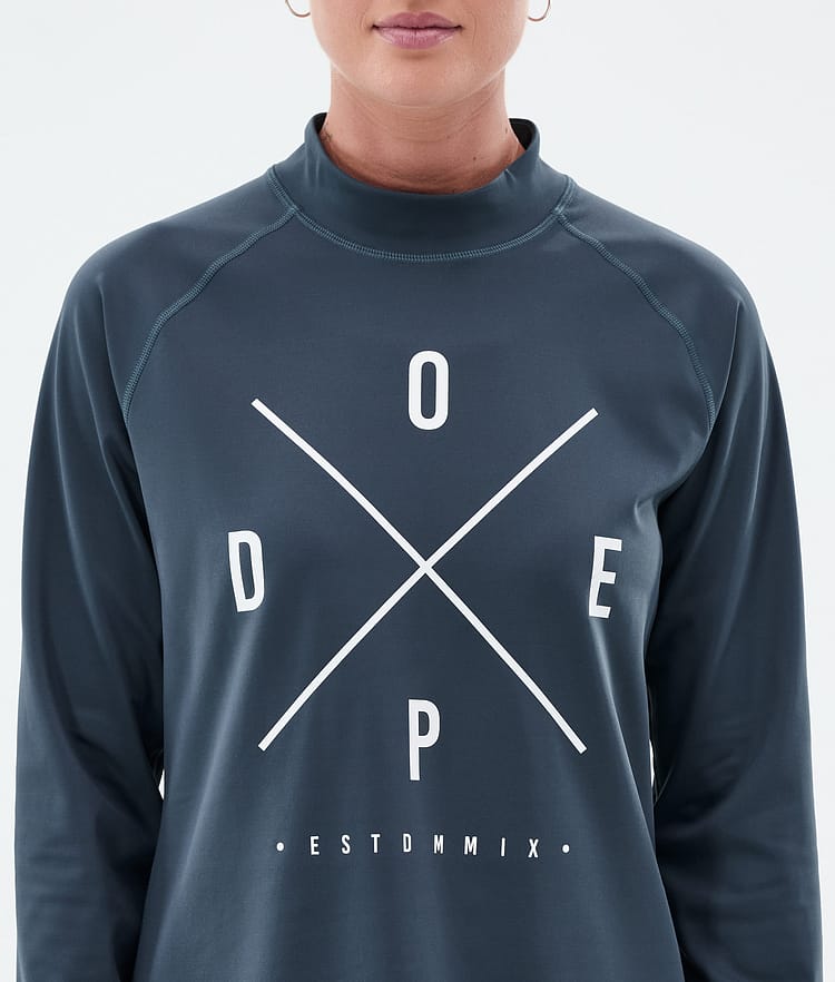 Dope Snuggle W Underställströja Dam 2X-Up Metal Blue, Bild 6 av 7