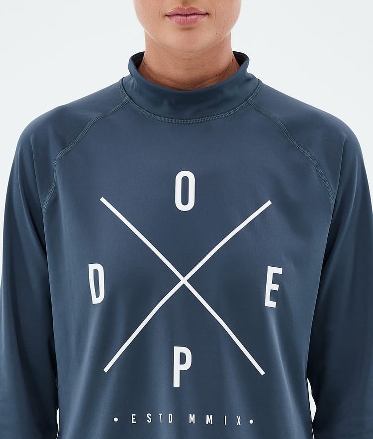 Dope Snuggle W Underställströja Dam 2X-Up Metal Blue, Image 6 of 7