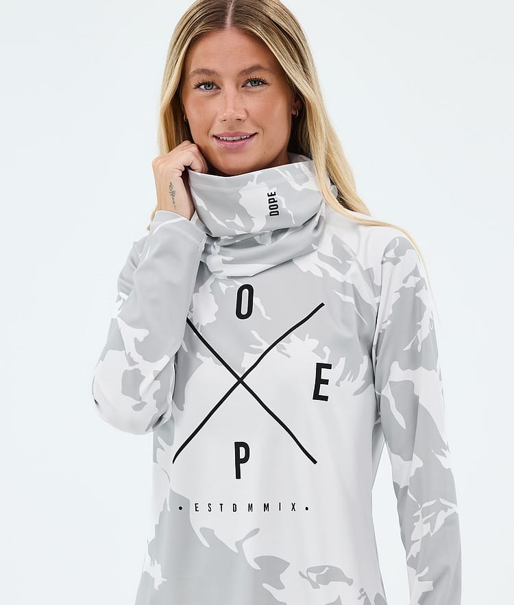 Dope Snuggle W Underställströja Dam 2X-Up Grey Camo, Image 2 of 7