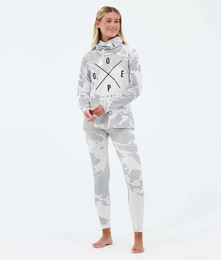 Dope Snuggle W Underställströja Dam 2X-Up Grey Camo, Image 3 of 7