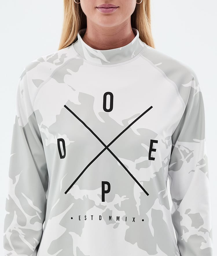 Dope Snuggle W Underställströja Dam 2X-Up Grey Camo, Bild 5 av 6