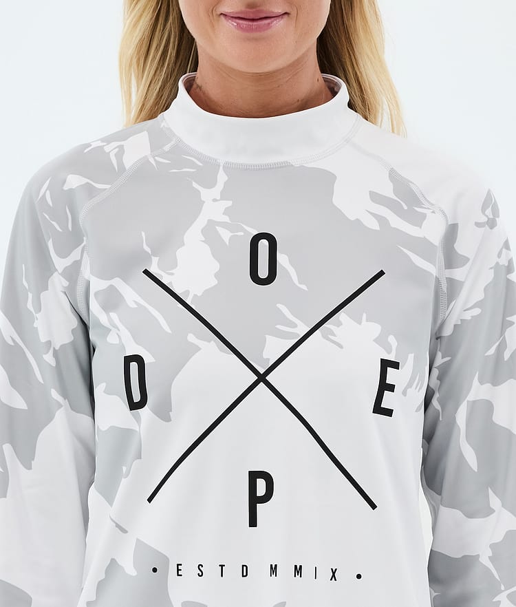 Dope Snuggle W Underställströja Dam 2X-Up Grey Camo, Image 6 of 7