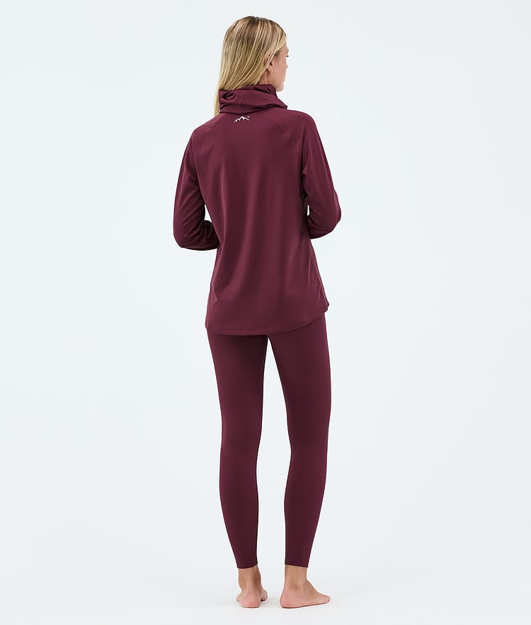 Dope Snuggle W Underställströja Dam 2X-Up Burgundy, Image 4 of 7