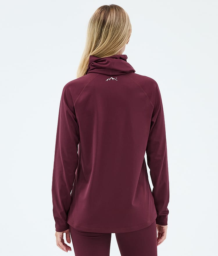 Dope Snuggle W Underställströja Dam 2X-Up Burgundy, Image 5 of 7