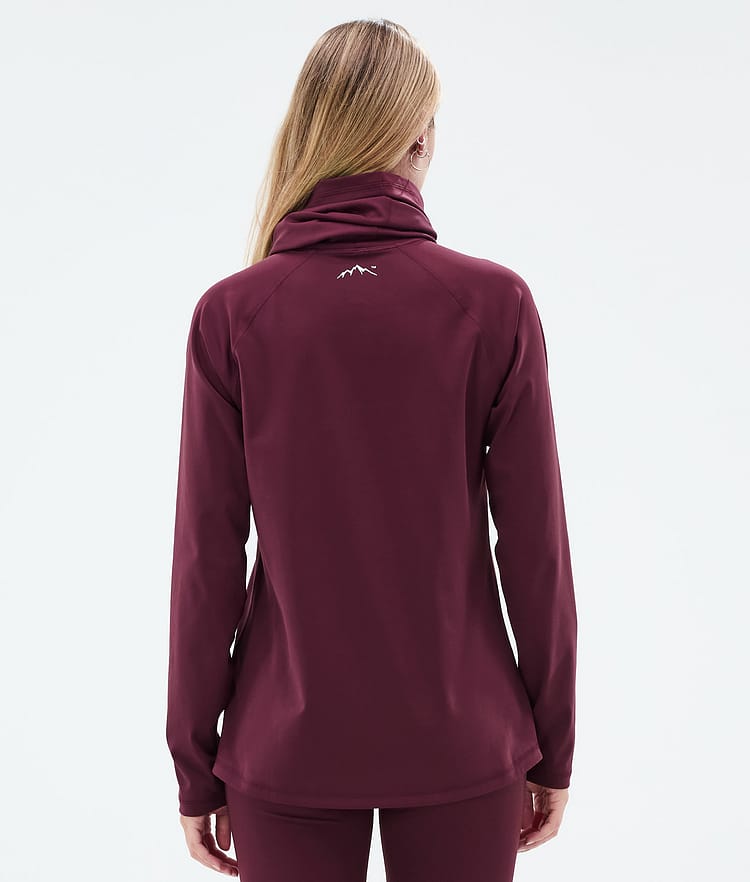 Dope Snuggle W Underställströja Dam 2X-Up Burgundy, Bild 5 av 7