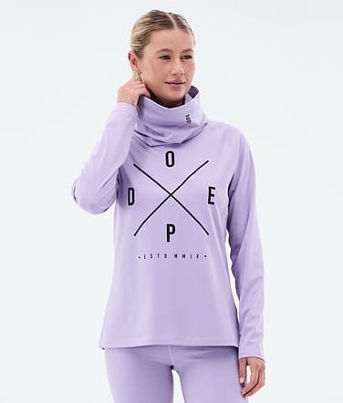 Dope Snuggle W Underställströja Dam 2X-Up Faded Violet
