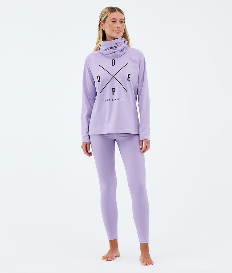 Dope Snuggle W Underställströja Dam 2X-Up Faded Violet, Image 3 of 7