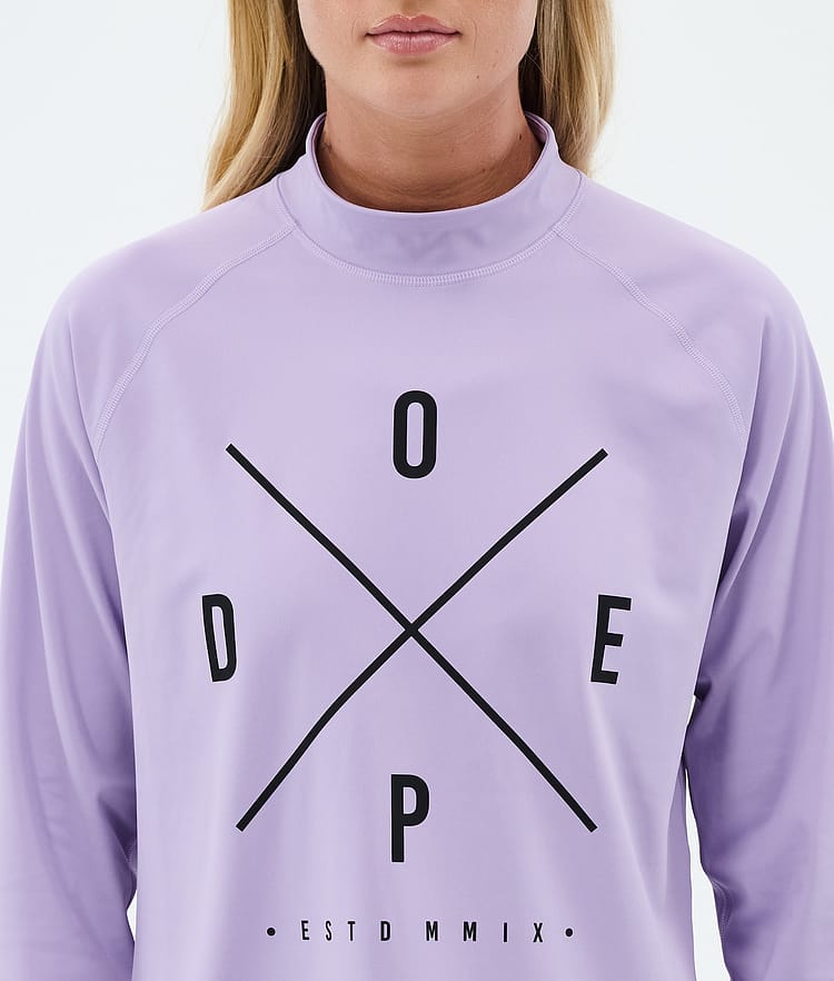 Dope Snuggle W Underställströja Dam 2X-Up Faded Violet, Image 6 of 7