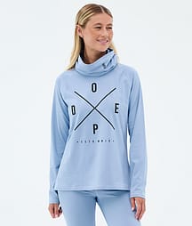 Dope Snuggle W Underställströja Dam 2X-Up Light Blue