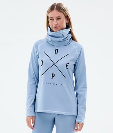 Dope Snuggle W Underställströja Dam 2X-Up Light Blue
