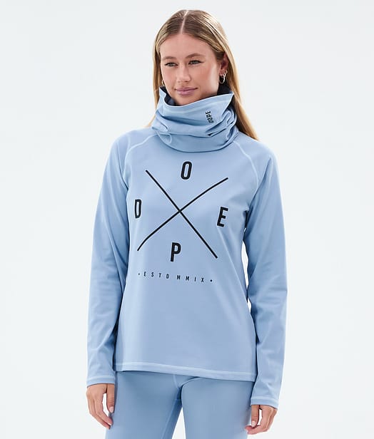 Dope Snuggle W Underställströja Dam 2X-Up Light Blue