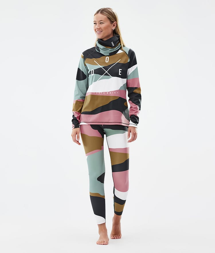 Dope Snuggle W Underställströja Dam 2X-Up Shards Gold Muted Pink, Image 3 of 7