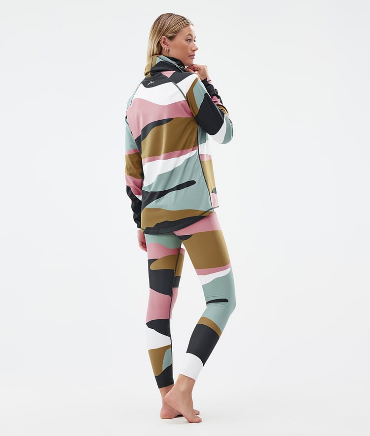 Dope Snuggle W Underställströja Dam 2X-Up Shards Gold Muted Pink, Image 4 of 7