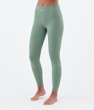 Dope Snuggle W Underställsbyxa Dam 2X-Up Faded Green
