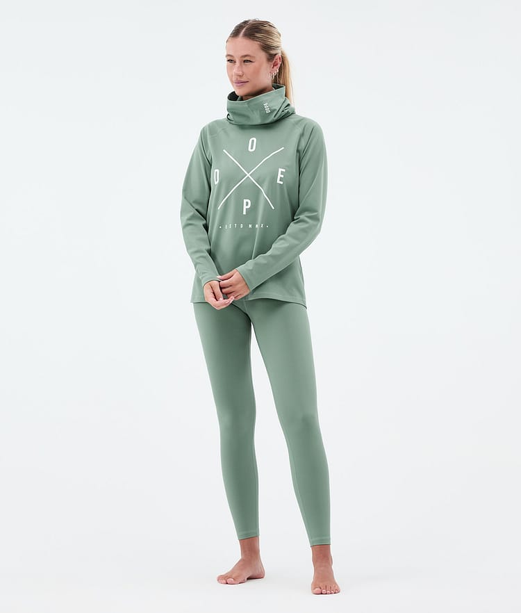 Dope Snuggle W Underställsbyxa Dam 2X-Up Faded Green, Bild 3 av 7